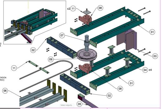 张力桁架3D数模图纸 附工程图缩略图